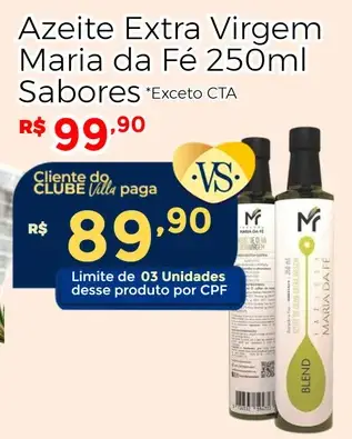 Azeite Maria da Fé Extra Virgem