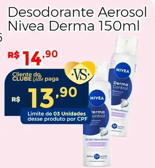 Desodorante Nivea Aerosol Derma