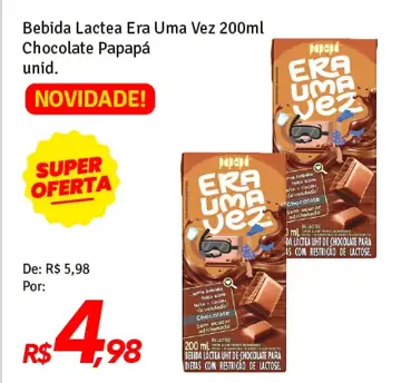 Bebida Láctea Papapá Chocolate