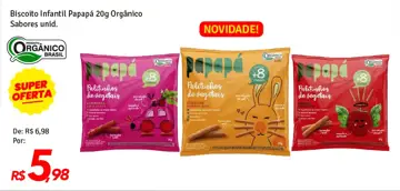 Biscoito Infantil Papapá Tomate