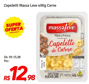 Capeletti Massa Leve Carne