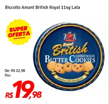 Biscoito Amant British Royal