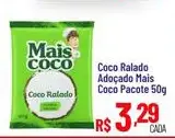 Coco ralado Mais Adoçado