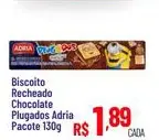 Biscoito Adria Recheado Chocolate