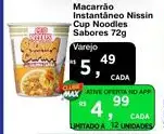 Macarrão Instantâneo Cup Noodles Nissin