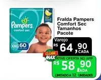 Fralda Pampers Comfort Sec