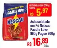 Achocolatado em pó