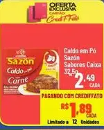Caldo em Pó Sazon