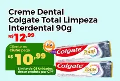 Creme Dental Colgate Total Limpeza Interdental