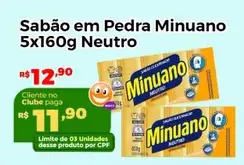 Sabão em Pedra Minuano Neutro