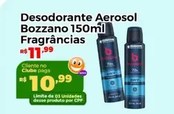 Desodorante Bozzano Aerosol