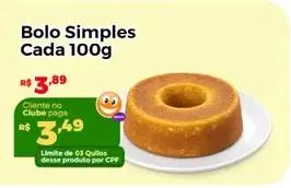 Bolo Simples