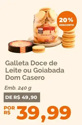 Galleta Dom Casero Goiabada