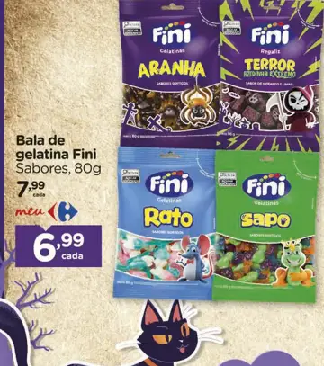 Bala de gelatina Fini Rato