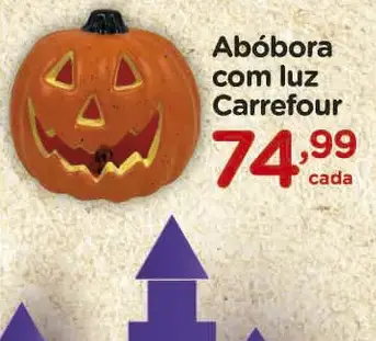 Abóbora Carrefour Com Luz