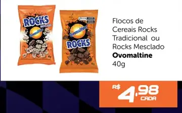 Cereais Rocks Ovomaltine Mesclado