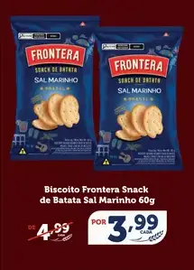 Snack de Batata Frontera Sal Marinho