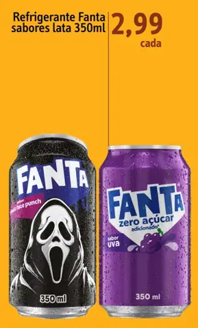 Refrigerante Fanta Uva Zero Açúcar
