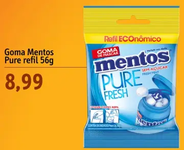 Goma de mascar Mentos Fresh Mint