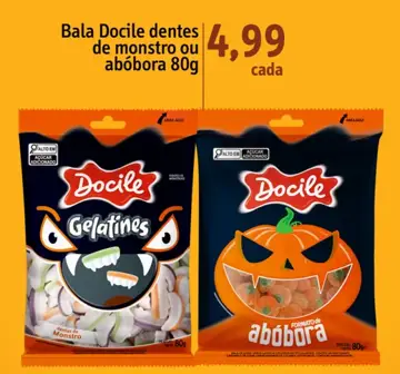 Bala Docile Dentes de monstro