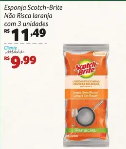 Esponja Scotch-Brite Louças Delicadas
