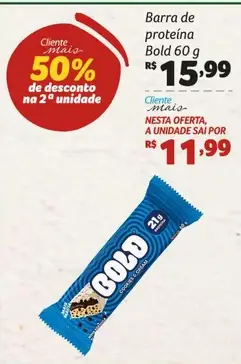 Barra de proteína Bold