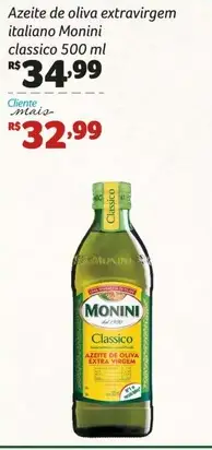 Azeite de oliva Monini Extravirgem