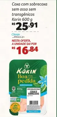 Coxa com Sobrecoxa Korin Sem Osso