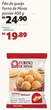 Pão de queijo Forno de Minas Tradicional