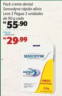 Creme dental Sensodyne Rápido Alívio