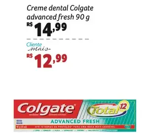 Creme dental Colgate Advanced Fresh
