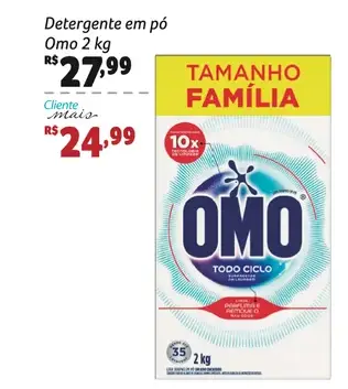 Detergente em pó Omo