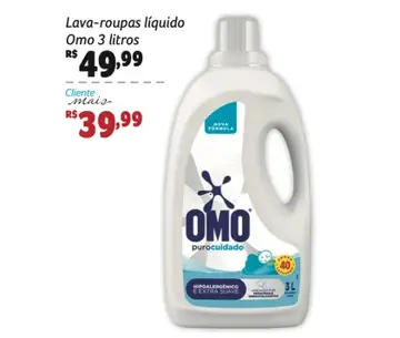 Lava-roupas líquido Omo