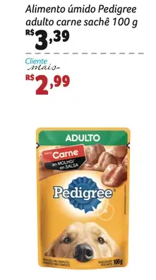 Alimento úmido Pedigree Adulto, Carne