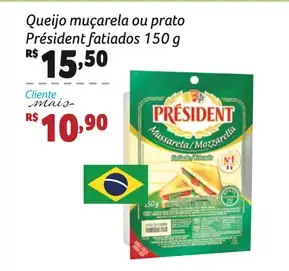Queijo Président Muçarela