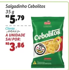 Salgadinho Cebolitos Assado