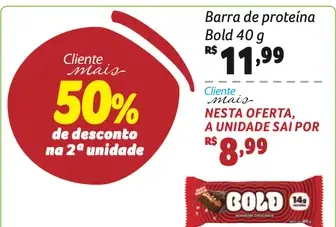 Barra de proteína Bold