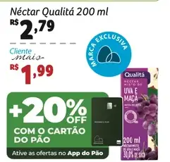 Néctar Qualitá Misto de Uva e Maçã