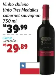 Vinho Tres Medallas Tinto Cabernet Sauvignon