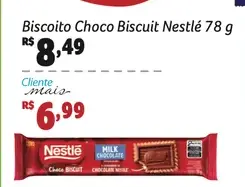 Biscoito Choco Biscuit Nestlé Chocolate