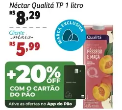 Néctar Qualitá Misto de Pêssego e Maçã