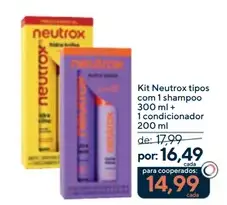 Shampoo e condicionador Neutrox