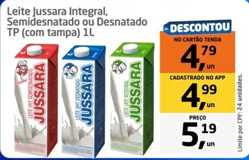 Leite Jussara Desnatado