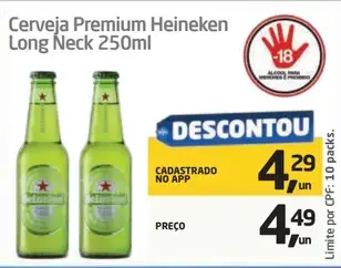 Cerveja Heineken Premium Long Neck