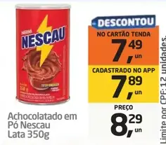 Achocolatado em Pó Nescau