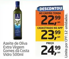 Azeite de Oliva Gomes da Costa Extra Virgem