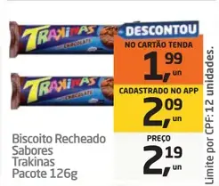 Biscoito Recheado Trakinas