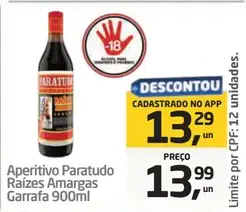 Aperitivo Paratudo Raízes Amargas