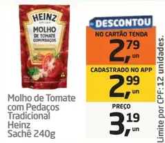 Molho de Tomate Heinz Com Pedaços Tradicional