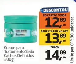 Creme para Tratamento Seda Cachos Definidos